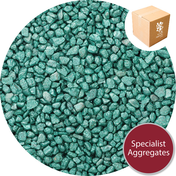 Rounded Gravel Nuggets - Starburst Green